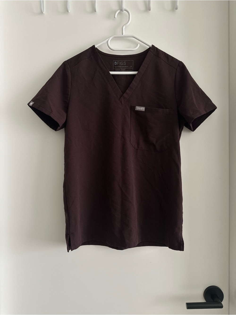 Figs Espresso Brown Catarina Top (No Pants)